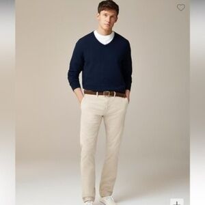 J. Crew khaki 484 Slim-fit stretch chino pant size 33x30